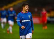 24 July 2020; Jordan Stewart of Linfield during the club friendly match between Shelbourne and Linfield at Tolka Park in Dublin. Soccer matches continue to take place in front of a limited number of people in an effort to contain the spread of the coronavirus (Covid-19) pandemic. Photo by Harry Murphy/Sportsfile