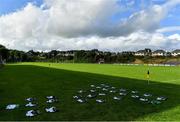 25 July 2020; The Killarney Legion jerseys are laid out in the pitch prior to the Kerry County Senior Club Football Championship Group 2 Round 1 match between Kilcummin and Killarney Legion at Lewis Road in Killarney, Kerry. GAA matches continue to take place in front of a limited number of people in an effort to contain the spread of the Coronavirus (COVID-19) pandemic. Photo by Brendan Moran/Sportsfile