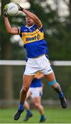 25 July 2020; Kevin Stephenson of Castleknock during the Dublin County Senior Football Championship Round 1 match between Castleknock and St Oliver Plunkett Eoghan Ruadh at Somerton Park in Castleknock, Dublin. GAA matches continue to take place in front of a limited number of people in an effort to contain the spread of the Coronavirus (COVID-19) pandemic. Photo by Seb Daly/Sportsfile