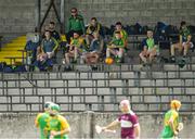 26 July 2020; Toomevara substitutes sit in the stand during the Tipperary County Senior Hurling Championship Group 4 Round 1 match between Toomevara and Borris-Ileigh at McDonagh Park in Nenagh, Tipperary. GAA matches continue to take place in front of a limited number of people in an effort to contain the spread of the Coronavirus (COVID-19) pandemic. Photo by Piaras Ó Mídheach/Sportsfile