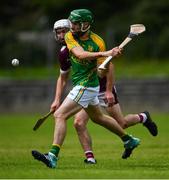 26 July 2020; Joey McLoughney of Toomevara in action against Kieran Maher of Borris-Ileigh during the Tipperary County Senior Hurling Championship Group 4 Round 1 match between Toomevara and Borris-Ileigh at McDonagh Park in Nenagh, Tipperary. GAA matches continue to take place in front of a limited number of people in an effort to contain the spread of the Coronavirus (COVID-19) pandemic. Photo by Piaras Ó Mídheach/Sportsfile