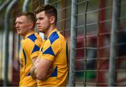 26 July 2020; Jack, right, and Joe Canning after they were both sent off during the Galway County Senior Club Hurling Championship Group 3 Round 1 match between Sarsfields and Portumna at Kenny Park in Athenry, Galway. GAA matches continue to take place in front of a limited number of people in an effort to contain the spread of the Coronavirus (COVID-19) pandemic. Photo by David Fitzgerald/Sportsfile