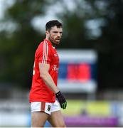 25 July 2020; Chris Barrett of Clontarf during the Dublin County Senior Football Championship Round 1 match between Ballyboden St Endas and Clontarf at Pairc Uí Mhurchu in Dublin. GAA matches continue to take place in front of a limited number of people in an effort to contain the spread of the Coronavirus (COVID-19) pandemic. Photo by David Fitzgerald/Sportsfile