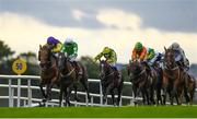 28 July 2020; Walking On Glass, with Leigh Roche up, second left, leads Conron, with Shane Foley up, who finished second, on their way to winning the Latin Quarter Handicap on day two of the Galway Summer Racing Festival at Ballybrit Racecourse in Galway. Horse racing remains behind closed doors to the public under guidelines of the Irish Government in an effort to contain the spread of the Coronavirus (COVID-19) pandemic. Photo by Harry Murphy/Sportsfile