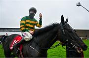 29 July 2020; Jockey Mark Walsh after winning the Tote Galway Plate on Early Doors on day three of the Galway Summer Racing Festival at Ballybrit Racecourse in Galway. Horse racing remains behind closed doors to the public under guidelines of the Irish Government in an effort to contain the spread of the Coronavirus (COVID-19) pandemic. Photo by Harry Murphy/Sportsfile