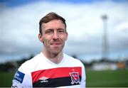 29 July 2020; David McMillan at Oriel Park in Dundalk after signing for Dundalk FC. Photo by David Fitzgerald/Sportsfile