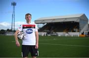 29 July 2020; David McMillan at Oriel Park in Dundalk after signing for Dundalk FC. Photo by David Fitzgerald/Sportsfile