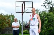 30 July 2020; EBS ambassadors and Tralee Warriors Basketball Club stalwarts Kieran Donnaghy, right and Jimmy Diggins pictured at the launch of the 2020 Federation of Irish Sport Volunteers in Sport Awards supported by EBS. The awards will see EBS and the Federation of Irish Sport hero the work of volunteers from around the country, who go above and beyond every day to ensure that sport takes place in Ireland. Volunteers in sport in Ireland dedicate some 37.2 million hours of volunteering across the country’s 13,000+ sports clubs and associations each year. EBS wants to recognise that dedication and that passion and, through this partnership with the Federation of Irish Sport, looks forward to heroing these volunteers at an awards ceremony this November. To nominate an everyday hero, simply visit www.volunteersinsport.ie. Nominations can be made by a club, individual or sporting body and are open from July 30th, 2020 to September 25th, 2020.   Photo by Brendan Moran/Sportsfile