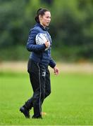 30 July 2020; Coach Emily McKeown during a Leinster U18 Girls Squad Training session at Cill Dara RFC in Kildare. Photo by Piaras Ó Mídheach/Sportsfile