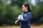 30 July 2020; Coach Emily McKeown during a Leinster U18 Girls Squad Training session at Cill Dara RFC in Kildare. Photo by Piaras Ó Mídheach/Sportsfile