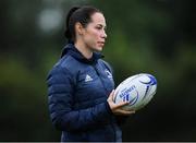30 July 2020; Coach Emily McKeown during a Leinster U18 Girls Squad Training session at Cill Dara RFC in Kildare. Photo by Piaras Ó Mídheach/Sportsfile