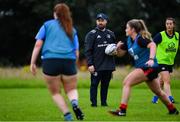 30 July 2020; Coach Michael Bolger during a Leinster U18 Girls Squad Training session at Cill Dara RFC in Kildare. Photo by Piaras Ó Mídheach/Sportsfile