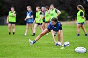 30 July 2020; Jade Gaffney during a Leinster U18 Girls Squad Training session at Cill Dara RFC in Kildare. Photo by Piaras Ó Mídheach/Sportsfile