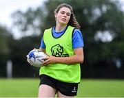 30 July 2020; Anna Nolan during a Leinster U18 Girls Squad Training session at Cill Dara RFC in Kildare. Photo by Piaras Ó Mídheach/Sportsfile