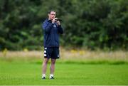 30 July 2020; Coach Damien McCabe during a Leinster U18 Girls Squad Training session at Cill Dara RFC in Kildare. Photo by Piaras Ó Mídheach/Sportsfile