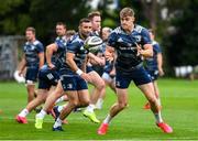 30 July 2020; Garry Ringrose during Leinster Rugby squad training at UCD in Dublin. Professional rugby continues its return in a phased manner, having been suspended since March due to the Irish Government's efforts to contain the spread of the Coronavirus (COVID-19) pandemic. Having had zero positive results from the latest round of PCR testing, the Leinster Rugby players and staff have been cleared to enter the next phase of their return to rugby today which includes a graduated return to contact training. Photo by Conor Sharkey for Leinster Rugby via Sportsfile