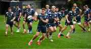 30 July 2020; Jordan Larmour during Leinster Rugby squad training at UCD in Dublin. Professional rugby continues its return in a phased manner, having been suspended since March due to the Irish Government's efforts to contain the spread of the Coronavirus (COVID-19) pandemic. Having had zero positive results from the latest round of PCR testing, the Leinster Rugby players and staff have been cleared to enter the next phase of their return to rugby today which includes a graduated return to contact training. Photo by Conor Sharkey for Leinster Rugby via Sportsfile