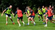 30 July 2020; Jonathan Sexton during Leinster Rugby squad training at UCD in Dublin. Professional rugby continues its return in a phased manner, having been suspended since March due to the Irish Government's efforts to contain the spread of the Coronavirus (COVID-19) pandemic. Having had zero positive results from the latest round of PCR testing, the Leinster Rugby players and staff have been cleared to enter the next phase of their return to rugby today which includes a graduated return to contact training. Photo by Conor Sharkey for Leinster Rugby via Sportsfile