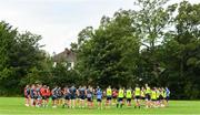 30 July 2020; Players during Leinster Rugby squad training at UCD in Dublin. Professional rugby continues its return in a phased manner, having been suspended since March due to the Irish Government's efforts to contain the spread of the Coronavirus (COVID-19) pandemic. Having had zero positive results from the latest round of PCR testing, the Leinster Rugby players and staff have been cleared to enter the next phase of their return to rugby today which includes a graduated return to contact training. Photo by Conor Sharkey for Leinster Rugby via Sportsfile