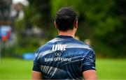 30 July 2020; James Lowe during Leinster Rugby squad training at UCD in Dublin. Professional rugby continues its return in a phased manner, having been suspended since March due to the Irish Government's efforts to contain the spread of the Coronavirus (COVID-19) pandemic. Having had zero positive results from the latest round of PCR testing, the Leinster Rugby players and staff have been cleared to enter the next phase of their return to rugby today which includes a graduated return to contact training. Photo by Conor Sharkey for Leinster Rugby via Sportsfile