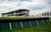 30 July 2020; A general view of a hurdle prior to racing on day four of the Galway Summer Racing Festival at Ballybrit Racecourse in Galway. Horse racing remains behind closed doors to the public under guidelines of the Irish Government in an effort to contain the spread of the Coronavirus (COVID-19) pandemic. Photo by Harry Murphy/Sportsfile