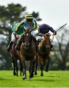 30 July 2020; Guinevere, with Simon Torrens up, on their way to winning the Guinness Novice Hurdle on day four of the Galway Summer Racing Festival at Ballybrit Racecourse in Galway. Horse racing remains behind closed doors to the public under guidelines of the Irish Government in an effort to contain the spread of the Coronavirus (COVID-19) pandemic. Photo by Harry Murphy/Sportsfile