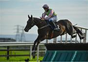 30 July 2020; Jon Snow, with Paul Townend up, jumps the first fence on their way to winning the Guinness Novice Hurdle on day four of the Galway Summer Racing Festival at Ballybrit Racecourse in Galway. Horse racing remains behind closed doors to the public under guidelines of the Irish Government in an effort to contain the spread of the Coronavirus (COVID-19) pandemic. Photo by Harry Murphy/Sportsfile