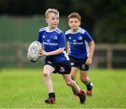 31 July 2020; Jamie Duggan, age 10, in action during a Bank of Ireland Leinster Rugby Summer Camp at Coolmine RFC in Dublin. Photo by Matt Browne/Sportsfile