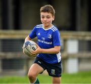 31 July 2020; Ruaraidh McArdle Moore, age 9, in action during a Bank of Ireland Leinster Rugby Summer Camp at Coolmine RFC in Dublin. Photo by Matt Browne/Sportsfile