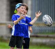 31 July 2020; Tomas Connolly, age 8, during a Bank of Ireland Leinster Rugby Summer Camp at Coolmine RFC in Dublin. Photo by Matt Browne/Sportsfile