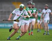 31 July 2020; Martin Walsh of Tullaroan in action against Darragh Corcoran of Ballyhale Shamrocks during the Kilkenny County Senior Hurling League Group A match between Ballyhale Shamrocks and Tullaroan at UPMC Nowlan Park in Kilkenny. GAA matches continue to take place in front of a limited number of people in an effort to contain the spread of the Coronavirus (COVID-19) pandemic. Photo by Matt Browne/Sportsfile