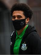 1 August 2020; Roberto Lopes of Shamrock Rovers arrives prior to the SSE Airtricity League Premier Division match between Shamrock Rovers and Finn Harps at Tallaght Stadium in Dublin. The SSE Airtricity League Premier Division made its return this weekend after 146 days in lockdown but behind closed doors due to the ongoing Coronavirus restrictions. Photo by Stephen McCarthy/Sportsfile