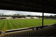 1 August 2020; A general view of action from the main stand during the Kilkenny County Senior Hurling League Group B match between Erins Own and Mullinavat at UPMC Nowlan Park in Kilkenny. GAA matches continue to take place in front of a limited number of people due to the ongoing Coronavirus restrictions. Photo by Matt Browne/Sportsfile