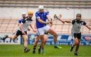 1 August 2020; Jamie Holohan of Erins Own in action against Darren Keanneally of Mullinavat during the Kilkenny County Senior Hurling League Group B match between Erins Own and Mullinavat at UPMC Nowlan Park in Kilkenny. GAA matches continue to take place in front of a limited number of people due to the ongoing Coronavirus restrictions. Photo by Matt Browne/Sportsfile