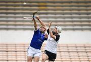 1 August 2020; Sean Buggy of Erins Own in action against Robin Davis of Mullinavat during the Kilkenny County Senior Hurling League Group B match between Erins Own and Mullinavat at UPMC Nowlan Park in Kilkenny. GAA matches continue to take place in front of a limited number of people due to the ongoing Coronavirus restrictions. Photo by Matt Browne/Sportsfile