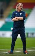 1 August 2020; Finn Harps manager Ollie Horgan during the SSE Airtricity League Premier Division match between Shamrock Rovers and Finn Harps at Tallaght Stadium in Dublin. The SSE Airtricity League Premier Division made its return this weekend after 146 days in lockdown but behind closed doors due to the ongoing Coronavirus restrictions. Photo by Stephen McCarthy/Sportsfile