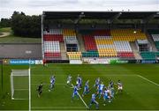 1 August 2020; A general view of the action during the SSE Airtricity League Premier Division match between Shamrock Rovers and Finn Harps at Tallaght Stadium in Dublin. The SSE Airtricity League Premier Division made its return this weekend after 146 days in lockdown but behind closed doors due to the ongoing Coronavirus restrictions. Photo by Stephen McCarthy/Sportsfile