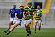 1 August 2020; Liam Coughlan of Glen Rovers in action against Billy Hennessy of St. Finbarrs during the Cork County Senior Hurling Championship Group C Round 1 match between Glen Rovers and St. Finbarrs at Páirc Uí Chaoimh in Cork. GAA matches continue to take place in front of a limited number of people due to the ongoing Coronavirus restrictions. Photo by Brendan Moran/Sportsfile