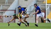 1 August 2020; Calvin Healy of Glen Rovers in action against Stephen Sherlock and Conor Cahalane of St. Finbarrs during the Cork County Senior Hurling Championship Group C Round 1 match between Glen Rovers and St. Finbarrs at Páirc Uí Chaoimh in Cork. GAA matches continue to take place in front of a limited number of people due to the ongoing Coronavirus restrictions. Photo by Brendan Moran/Sportsfile