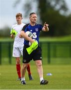 3 August 2020; Coach Paul Masterson during a Republic of Ireland Under 15s Assessment Day at the FAI National Training Centre at the Sport Ireland Campus in Dublin. Photo by Ramsey Cardy/Sportsfile