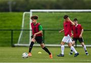 3 August 2020; Naj Razi during a Republic of Ireland Under 15s Assessment Day at the FAI National Training Centre at the Sport Ireland Campus in Dublin. Photo by Ramsey Cardy/Sportsfile