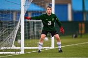 3 August 2020; Goalkeeper Robert Barry during a Republic of Ireland Under 15s Assessment Day at the FAI National Training Centre at the Sport Ireland Campus in Dublin. Photo by Ramsey Cardy/Sportsfile