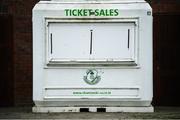 1 August 2020; A ticket booth is seen outside Tallaght Stadium prior to the SSE Airtricity League Premier Division match between Shamrock Rovers and Finn Harps at Tallaght Stadium in Dublin. The SSE Airtricity League Premier Division made its return this weekend after 146 days in lockdown but behind closed doors due to the ongoing Coronavirus restrictions. Photo by Stephen McCarthy/Sportsfile