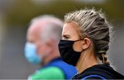 2 August 2020; Oughterard physio Melissa Flanagan looks on during the Galway County Senior Football Championship Group 4A Round 1 match between Corofin and Oughterard at Pearse Stadium in Galway. GAA matches continue to take place in front of a limited number of people due to the ongoing Coronavirus restrictions. Photo by Piaras Ó Mídheach/Sportsfile
