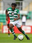 2 August 2020; Thomas Oluwa of Shamrock Rovers II during the SSE Airtricity League First Division match between Shamrock Rovers II and Drogheda United at Tallaght Stadium in Dublin. The SSE Airtricity League made its return this weekend after 146 days in lockdown but behind closed doors due to the ongoing Coronavirus restrictions. Photo by Seb Daly/Sportsfile