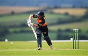 3 August 2020; Leah Paul of Scorchers plays a shot during the Women's Super Series match between Typhoons and Scorchers at Oak Hill Cricket Ground in Kilbride, Wicklow. Photo by Seb Daly/Sportsfile