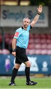 2 August 2020; Referee Sean Grant during the SSE Airtricity League Premier Division match between Cork City and Bohemians at Turners Cross in Cork. The SSE Airtricity League Premier Division made its return this weekend after 146 days in lockdown but behind closed doors due to the ongoing Coronavirus restrictions. Photo by Stephen McCarthy/Sportsfile