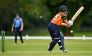3 August 2020; Shauna Kavanagh of Scorchers is bowled out by Louise Little of Typhoons during the Women's Super Series match between Typhoons and Scorchers at Oak Hill Cricket Ground in Kilbride, Wicklow. Photo by Seb Daly/Sportsfile