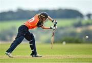 3 August 2020; Alana Dalzell of Scorchers plays a shot during the Women's Super Series match between Typhoons and Scorchers at Oak Hill Cricket Ground in Kilbride, Wicklow. Photo by Seb Daly/Sportsfile