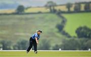 3 August 2020; Freya Sargent of Typhoons fields the ball during the Women's Super Series match between Typhoons and Scorchers at Oak Hill Cricket Ground in Kilbride, Wicklow. Photo by Seb Daly/Sportsfile